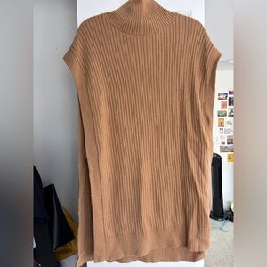 Banana Republic Camel Ribbed Knit Top